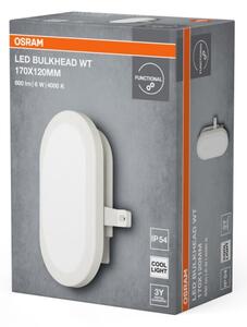 Osram - LED vonkajšie nástenné svietidlo BULKHEAD LED/6W/230V IP54 biela