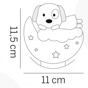 ONLI - LED Nabíjateľné detské nočné svetlo NUVOLINA LED/2,5W/5V pes/modrá
