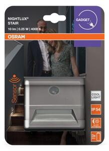 Osram - LED Schodiskové svietidlo so senzorom NIGHTLUX LED/0,25W/3xAAA IP54