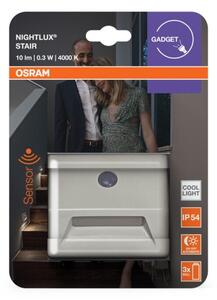 Osram - LED schodiskové svietidlo so senzorom NIGHTLUX LED/0,25W/3xAAA IP54