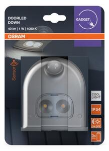 Osram - LED vonkajšie nástenné svietidlo so senzorom DOORLED LED/0,5W/3xAA IP54