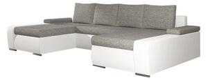 Rozkladacia sedacia súprava do U SAN MARINO, 365x90x195 cm, berlin 01/soft 017 white
