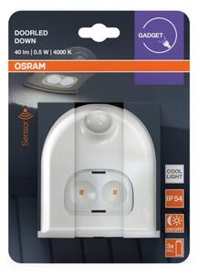 Osram - LED vonkajšie nástenné svietidlo so senzorom DOORLED LED/0,5W/3xAA IP54
