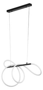 LED luster na lanku FLEXI LED/36W/230V 4000K čierny