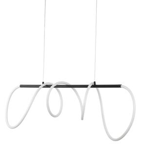 LED luster na lanku FLEXI LED/45W/230V 4000K čierny