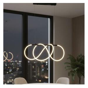 LED luster na lanku FLEXI LED/36W/230V 4000K čierny