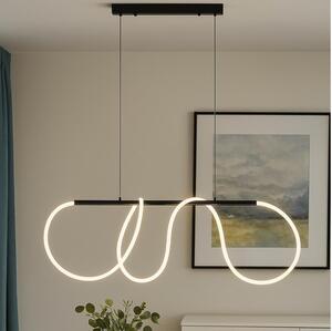 LED luster na lanku FLEXI LED/45W/230V 4000K čierny
