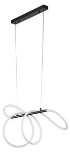 LED luster na lanku FLEXI LED/36W/230V 4000K čierny