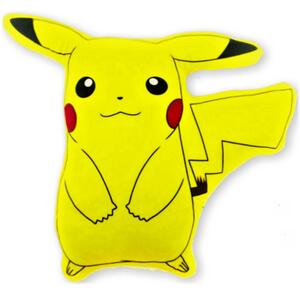 Tvarovaný vankúšik Pokémon Pikachu - 28 x 30 cm
