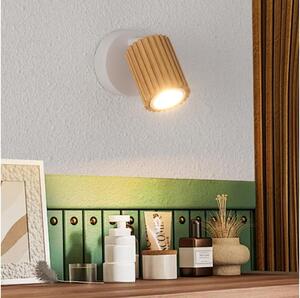Brilagi - Nástenné bodové svietidlo MODERN WOOD 1xGU10/8W/230V drevo/biela