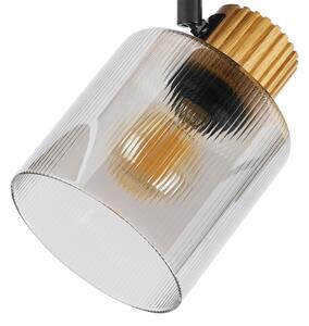 Brilagi - Bodové svietidlo HYGGE 2xE14/15W/230V drevo/dymové