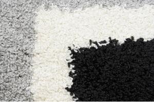Kusový koberec shaggy Popy šedý 60x100cm