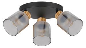 Brilagi - Bodové svietidlo HYGGE 3xE14/15W/230V čierna/dymová