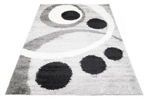 Kusový koberec shaggy Poza šedý 60x100cm