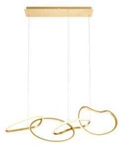 Redo 01-3389 - stmievateľný LED luster na lankách BIAS LED/90W/230V zlatý