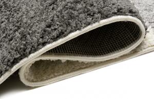 Kusový koberec shaggy Popyna šedý 60x100cm