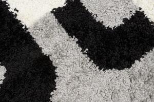 Kusový koberec shaggy Popyska šedý 60x100cm