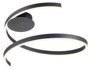 Redo 01-4012 - stmievateľné LED stropné svietidlo SCROLL LED/38W/230V čierne
