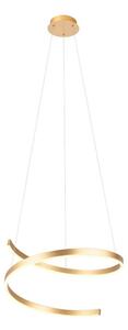 Redo 01-4014 - LED stmievateľný luster na lanku SCROLL LED/38W/230V zlatý