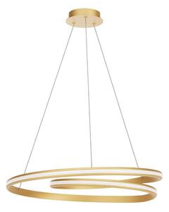 Redo 01-4364 - Stmievateľný LED luster na lanku TORSION LED/60W/230V zlatý