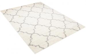 Kusový koberec shaggy Papua krémový 80x150cm