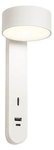 Redo 01-4640 - LED nástenné svietidlo SADES LED/6W/230V CRI 90 USB biela