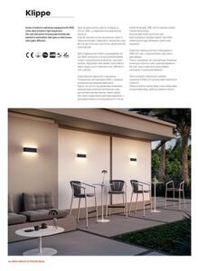 Redo 90453 - LED Vonkajšie nástenné svietidlo KLIPPE LED/24W/230V 3000K IP54 hnedá