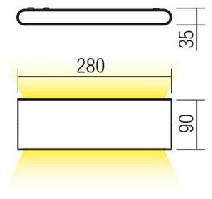 Redo 90451 - LED vonkajšie nástenné svietidlo KLIPPE LED/24W/230V 3000K IP54 biela