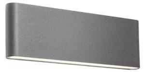 Redo 90452 - LED Vonkajšie nástenné svietidlo KLIPPE LED/24W/230V IP54 antracit