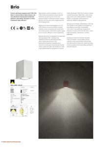 Redo 90527 - LED Vonkajšie nástenné svietidlo BRIO LED/6W/230V 3000K IP54 antracit