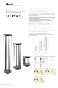 Redo 90579 - LED vonkajšie svietidlo KALEN LED/8W/230V 3000K 75 cm IP65 antracit