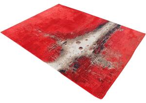 Červený abstraktný koberec Empire MG 3745 1,40 x 2,00 m