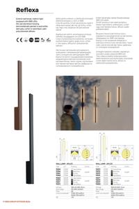 Redo 90871 - LED vonkajšie nástenné svietidlo REFLEXA LED/6W/230V IP54 hnedá