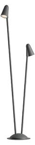 Redo 90711 - LED vonkajšie svietidlo NIVALIS 2xLED/6,9W/230V 110 cm IP65 antracit