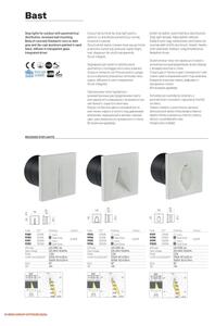 Redo 91196 - LED vonkajšie orientačné svietidlo BAST LED/2,5W/230V IP65 antracit