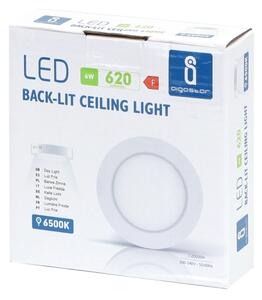 Aigostar - LED prisadené stropné svietidlo LED/6W/230V pr. 12,3 cm 6500K biela