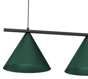 Luster na lanku CAPITAL 3xGX53/15W/230V zelený