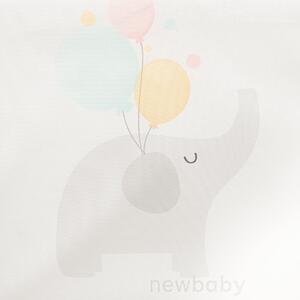 Detské rozkladacie kreslo New Baby Elephant sivá