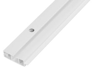PVC stropná lišta s krytom jednoduchá biela Dĺžka koľajnice (cm): 120, Typ prichytenia: Háčiky