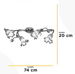 ONLI - Stropné svietidlo ARIANNA 4xE14/6W/230V bronzové