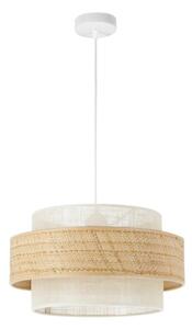 Luster BOHO na lane, priemer 40 cm, 1xE27/60W/230V, juta/krémová