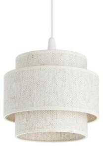 Luster na lane BOHO 1xE27/60W/230V pr. 20 cm biela