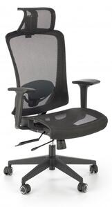 Kancelárska ergonomická stolička GOLIAT — sieť, čierna