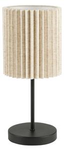 Brilagi - Stolná lampa NORDIC WAVE 1xE27/15W/230V ľan/čierna