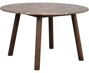 Okrúhly mramorový jedálenský stôl Taransay, Ø 125 cm