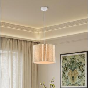 Brilagi - Závesný luster NORDIC WAVE 1xE27/15W/230V, priemer 32 cm, ľan/biela