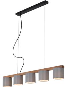 Briloner 4075-054 - Závesný luster RHON na lankách 5xE14/25W/230V