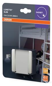 Osram - LED Nočné svetlo s čidlom súmraku LUNETTA LED/0,3W/230V biela