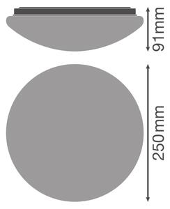 Osram - LED Stropné svietidlo ESSENTIAL LED/13W/230V pr. 25 cm biela