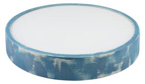 Brilagi - Stropné svietidlo PINO 3xE27/15W/230V borovica/modrá pr. 47,5 cm